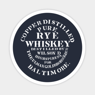 Historic Whiskey Label from Goldsborough & Co. Magnet